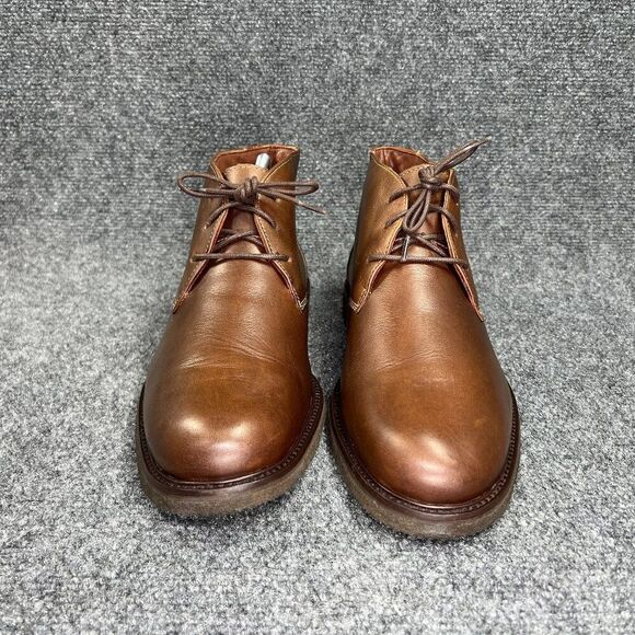Johnston & Murphy Copeland Chukka Boots‎ Men\'s Size 9.5 Brown Oiled Leather Lace main image 13